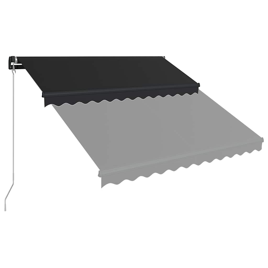 Manual Retractable Awning 350x250 cm Anthracite