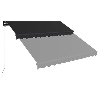 Manual Retractable Awning 350x250 cm Anthracite
