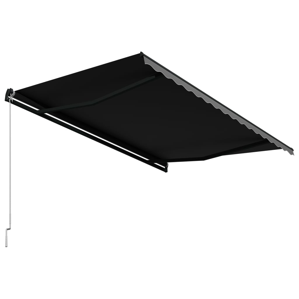 Manual Retractable Awning 450x300 cm Anthracite