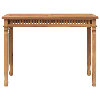 Garden Dining Table 120x65x80 cm Solid Teak Wood