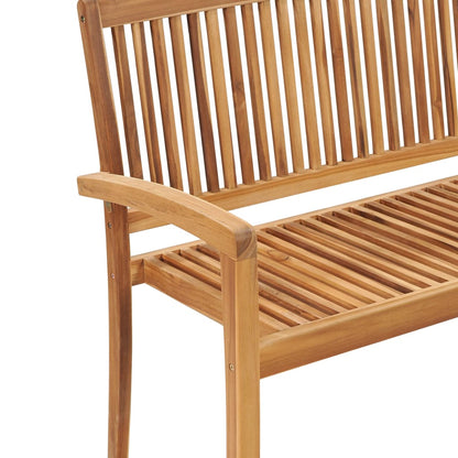 Garden Bench | Natural Teak | Solid Teak Wood