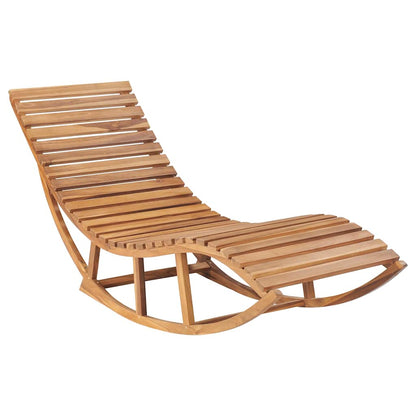 Sun Lounger | Natural wood