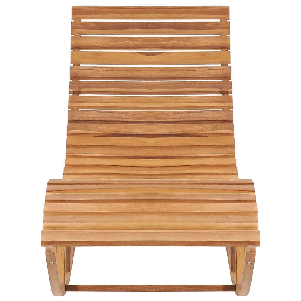 Sun Lounger | Natural wood