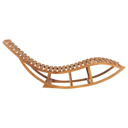 Sun Lounger | Natural wood