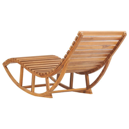 Sun Lounger | Natural wood