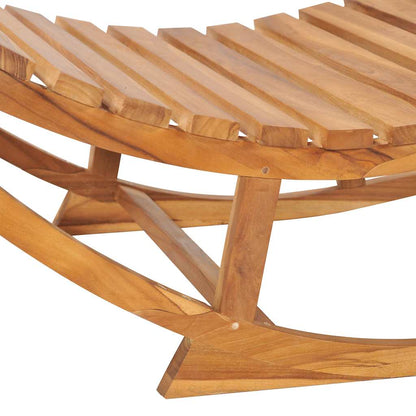 Sun Lounger | Natural wood
