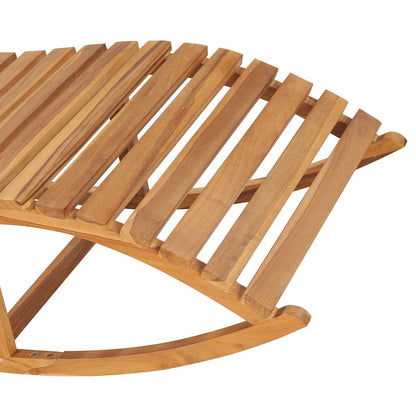 Sun Lounger | Natural wood