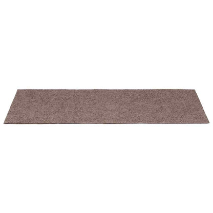Stair Mats Self-adhesive 15 pcs 65x21x4 cm Light Brown Rectangular Edge