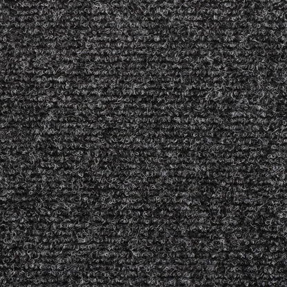 Stair Mats Self-adhesive 15 pcs 65x21x4 cm Dark Grey Rectangular Edge