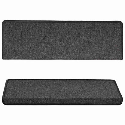 Stair Mats 15 pcs 65x21x4 cm Anthracite Rectangular Edge