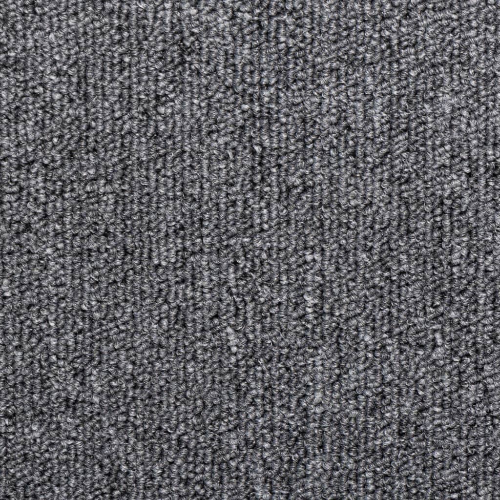 Stair Mats 15 pcs 65x21x4 cm Dark Grey Rectangular Edge