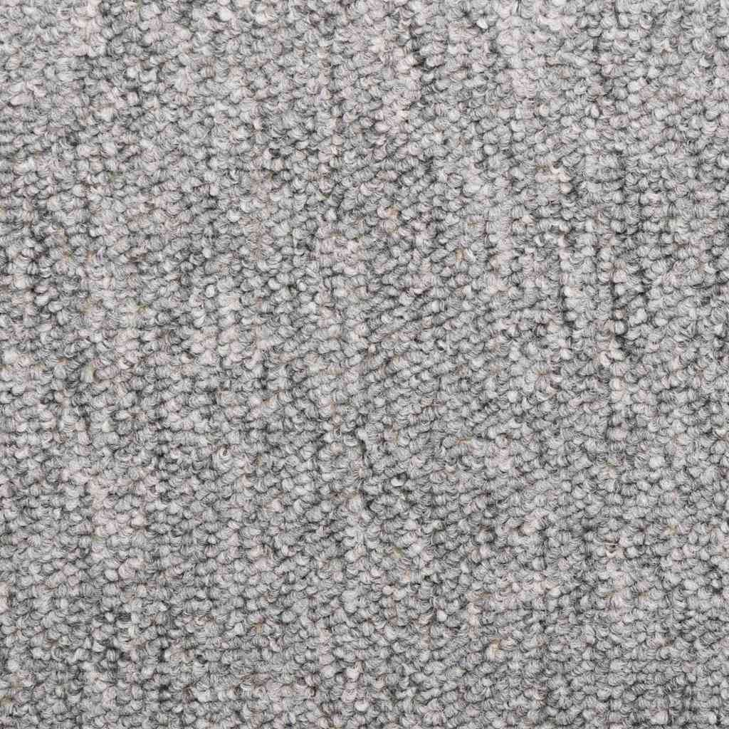 Stair Mats 15 pcs 65x21x4 cm Light Grey Rectangular Edge