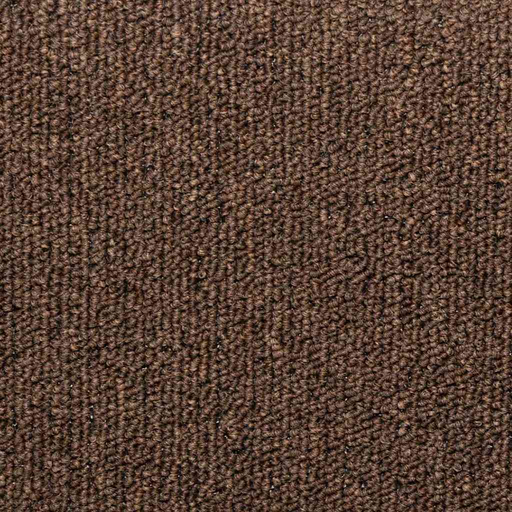 Stair Mats 15 pcs 65x21x4 cm Brown Rectangular Edge