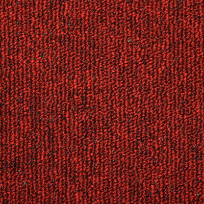 Stair Mats 15 pcs 65x21x4 cm Red Rectangular Edge