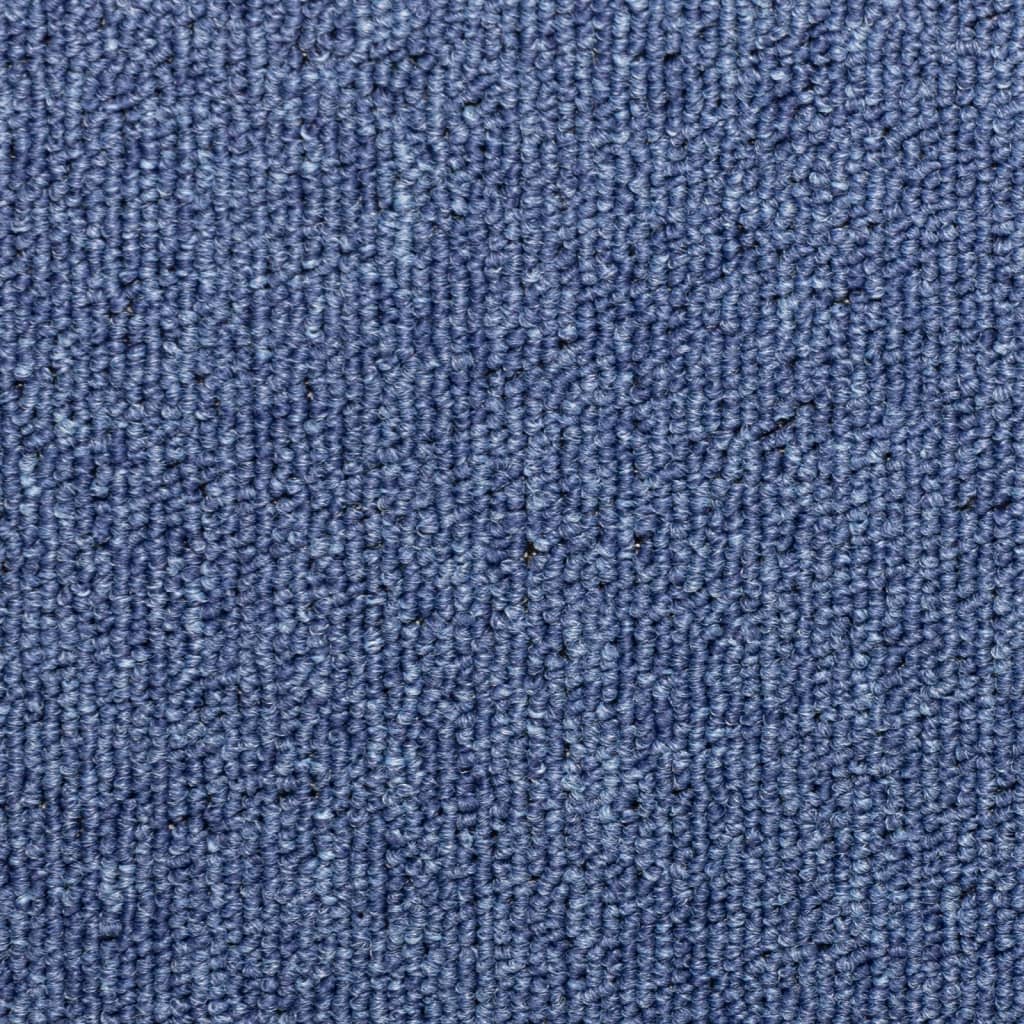Stair Mats 15 pcs 65x21x4 cm Blue Rectangular Edge