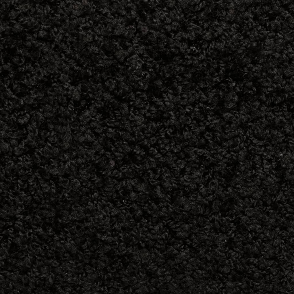 Stair Mats 15 pcs 65x21x4 cm Black Rectangular Edge