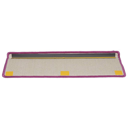 Stair Mats 15 pcs 65x21x4 cm Violet Rectangular Edge