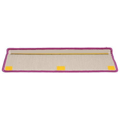 Stair Mats 15 pcs 65x21x4 cm Violet Rectangular Edge