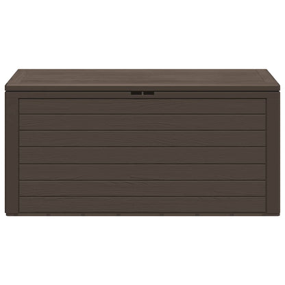 Garden Storage Box Brown 116x44x55 cm