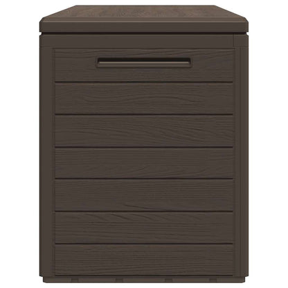 Garden Storage Box Brown 116x44x55 cm