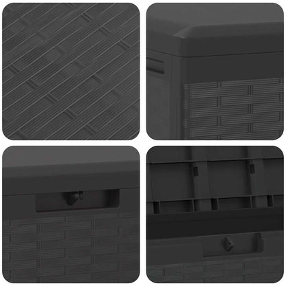 Garden Storage Box Anthracite 114x47x60 cm