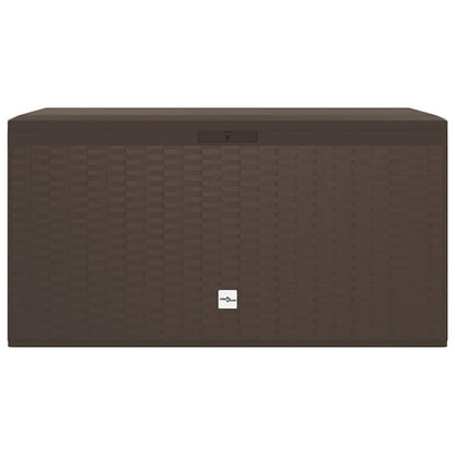 Garden Storage Box Brown 114x47x60 cm