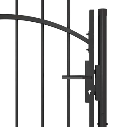 Garden Gate Woerden Steel 1x1.7 m Black