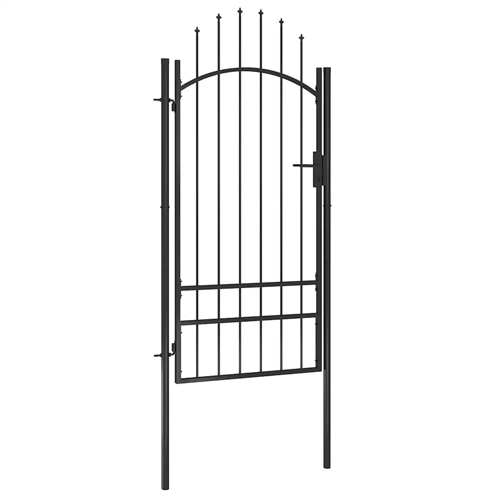 Garden Gate Woerden Steel 1x2 m Black