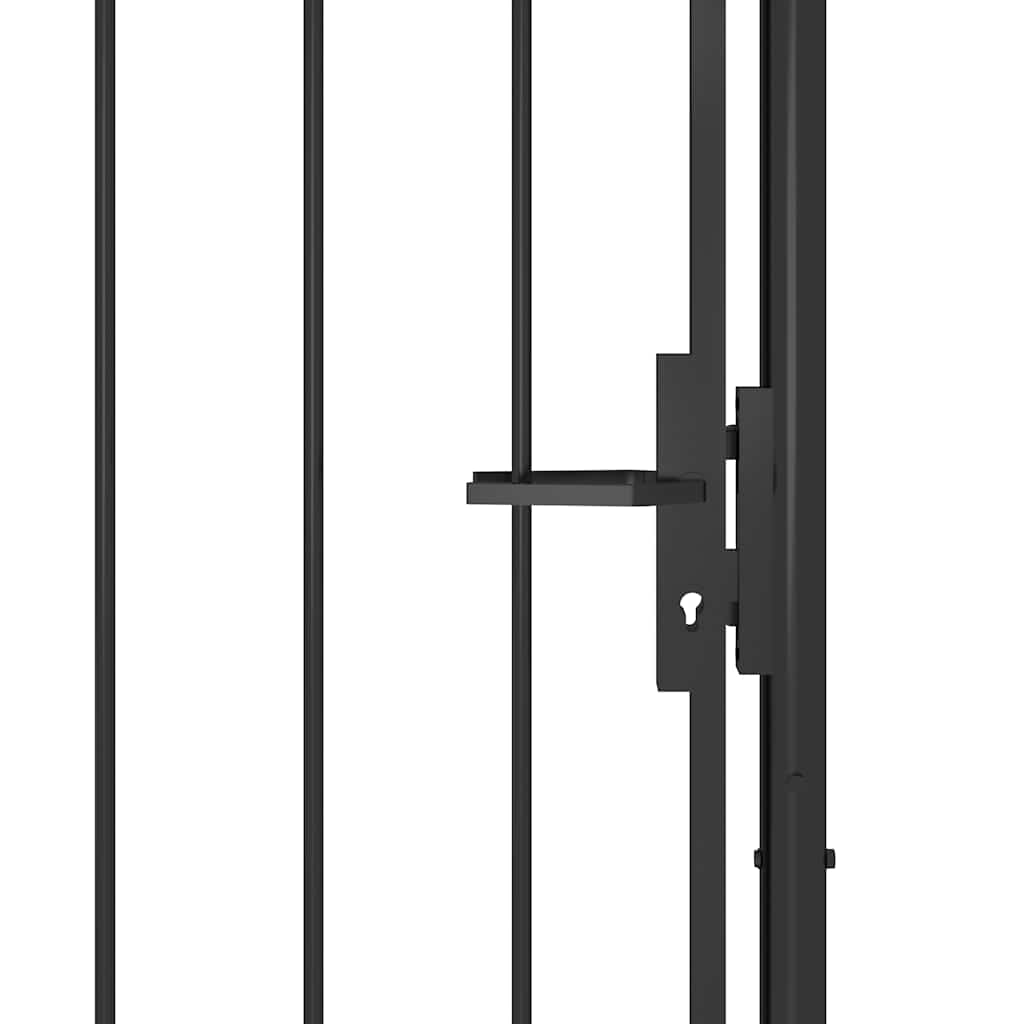 Garden Gate Woerden Steel 1x2 m Black