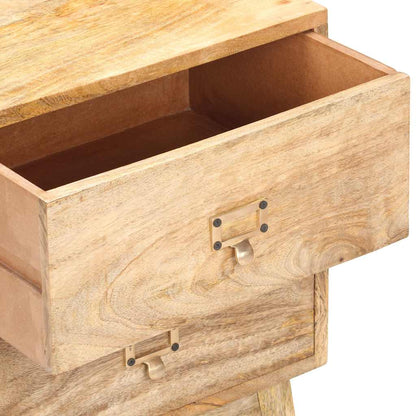 286464 vidaXL Bedside Cabinet 40x35x55 cm Solid Mango Wood