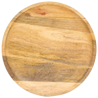 Round Side Table 43x43x66 cm Solid Mango Wood