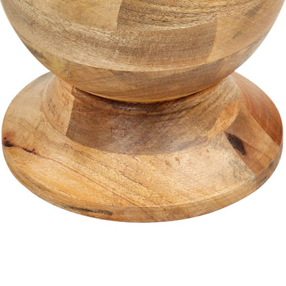 Round Side Table 43x43x66 cm Solid Mango Wood