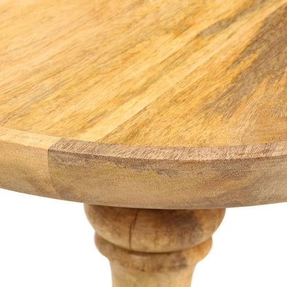Round Side Table 43x43x66 cm Solid Mango Wood