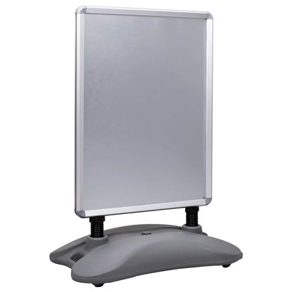 51204 vidaXL A1 Waterbase Poster Stand Grey Aluminium Alloy
