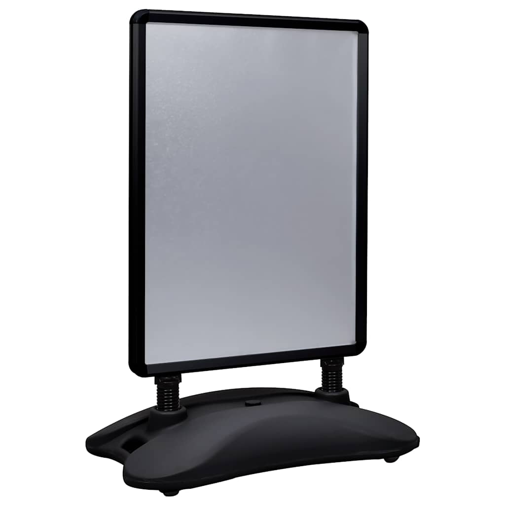 51205 vidaXL A1 Waterbase Poster Stand Black Aluminium Alloy