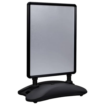 51205 vidaXL A1 Waterbase Poster Stand Black Aluminium Alloy