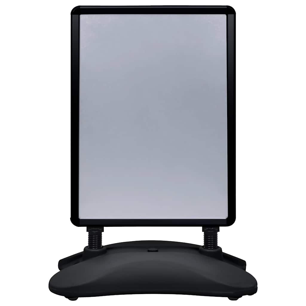 51205 vidaXL A1 Waterbase Poster Stand Black Aluminium Alloy