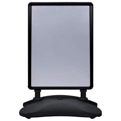 51205 vidaXL A1 Waterbase Poster Stand Black Aluminium Alloy