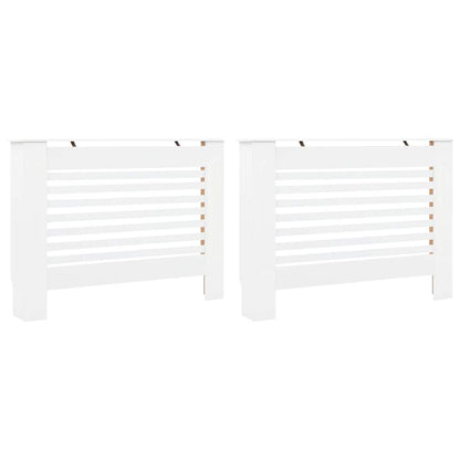 3051374 vidaXL Radiator Covers 2 pcs White 112x19x81,5 cm MDF (2x284320)
