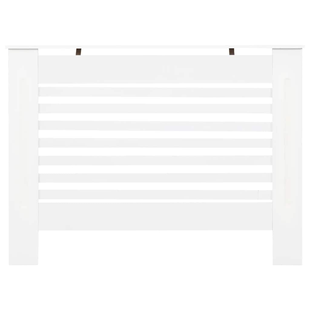 Radiator Covers 2 pcs White 112x19x81.5 cm MDF