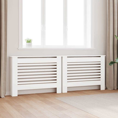 3051374 vidaXL Radiator Covers 2 pcs White 112x19x81,5 cm MDF (2x284320)