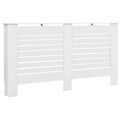 3051375 vidaXL Radiator Covers 2 pcs White 152x19x81,5 cm MDF (2x284321)