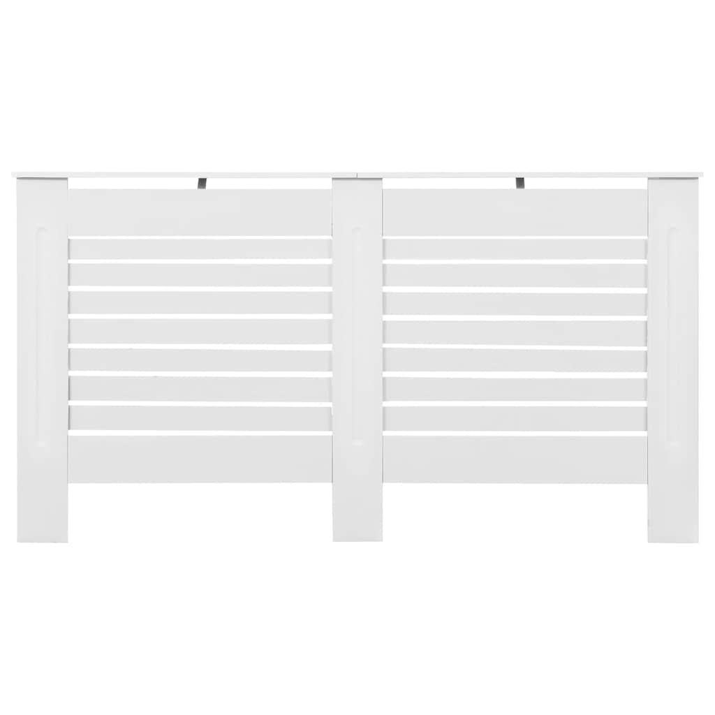 Radiator Covers 2 pcs White 152x19x81.5 cm MDF