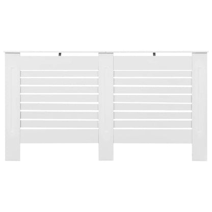 3051375 vidaXL Radiator Covers 2 pcs White 152x19x81,5 cm MDF (2x284321)