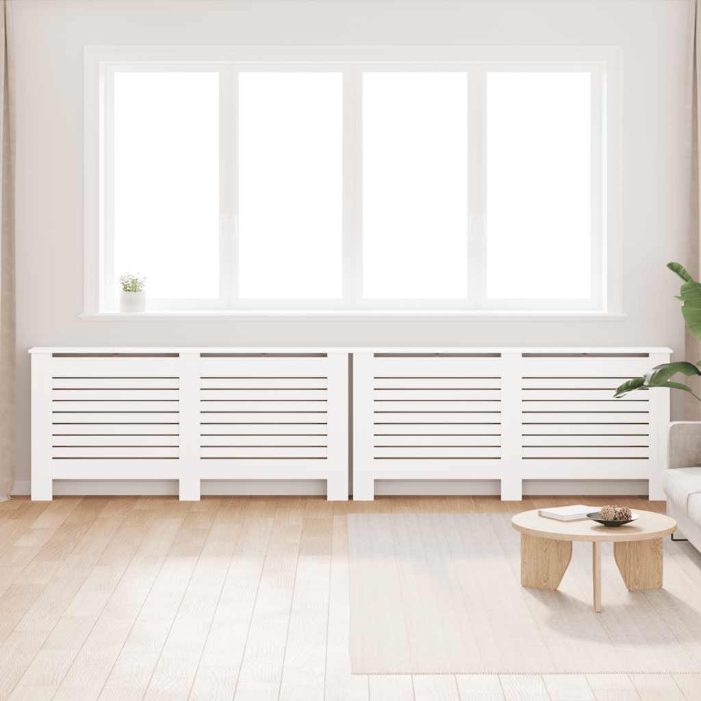 3051376 vidaXL Radiator Covers 2 pcs White 172x19x81,5 cm MDF (2x284322)