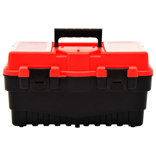 Tool Box Plastic 462x256x242 mm Red