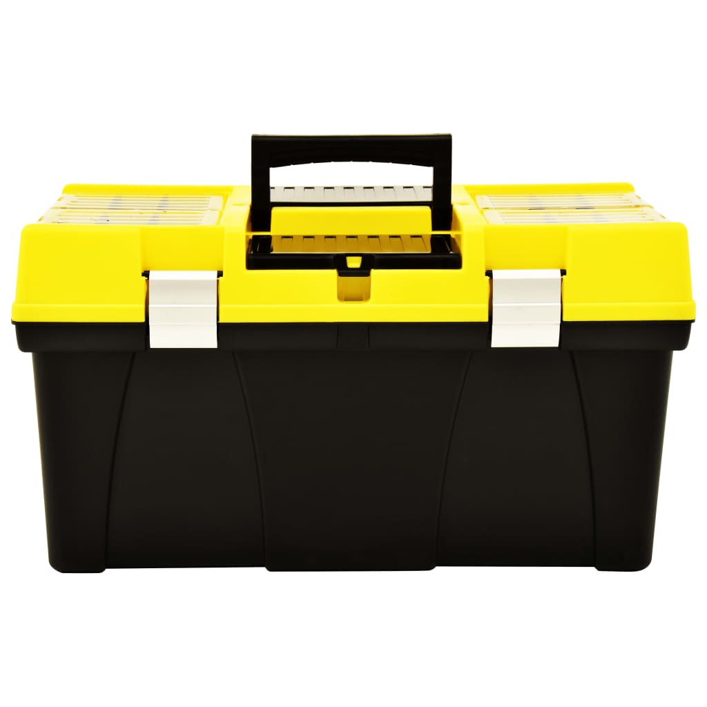 Tool Box Plastic 595x337x316 mm Yellow