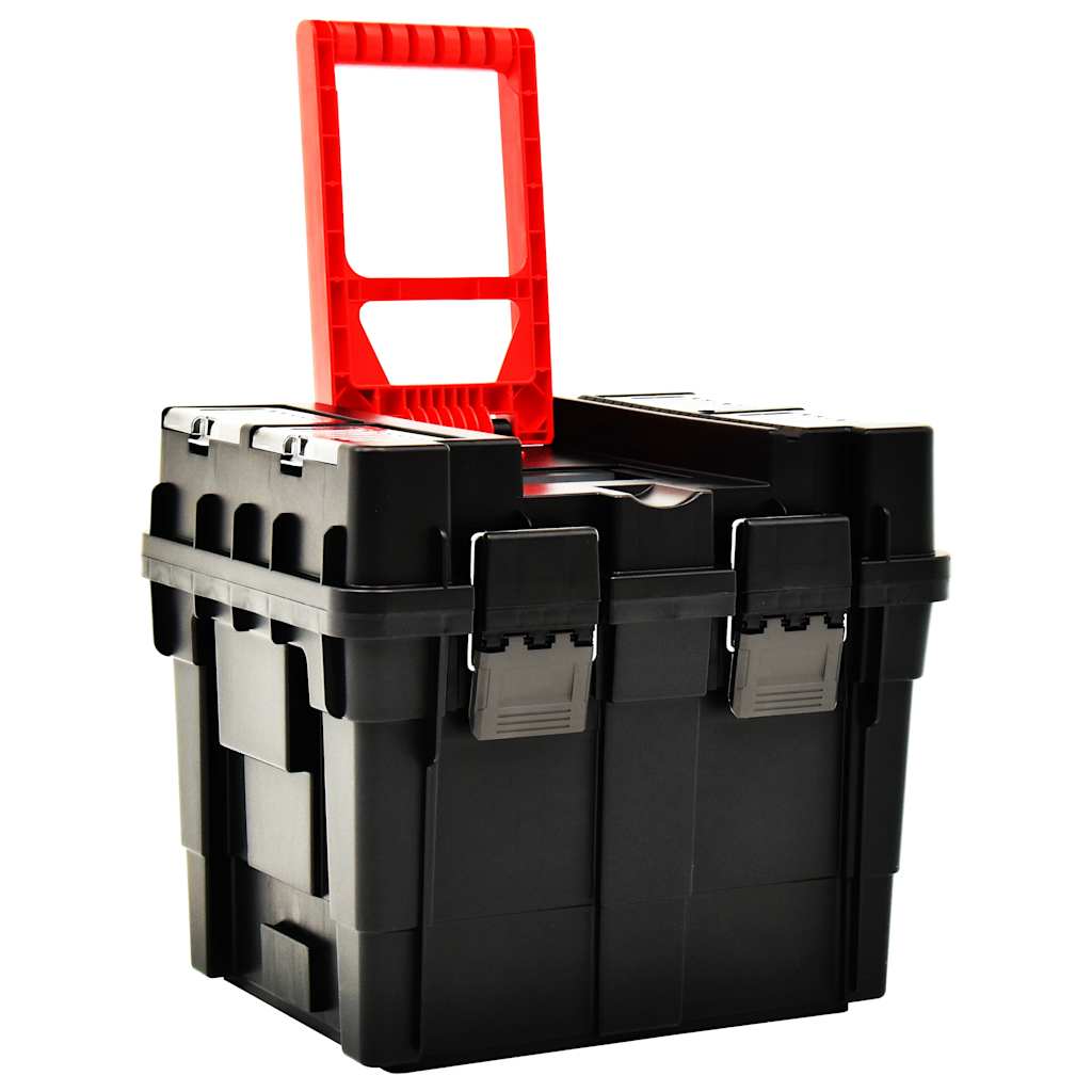 Tool Organiser Trolley with Handle 45x36x90 cm