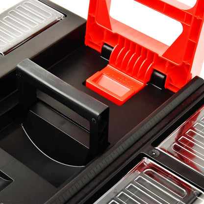 Tool Organiser Trolley with Handle 45x36x90 cm