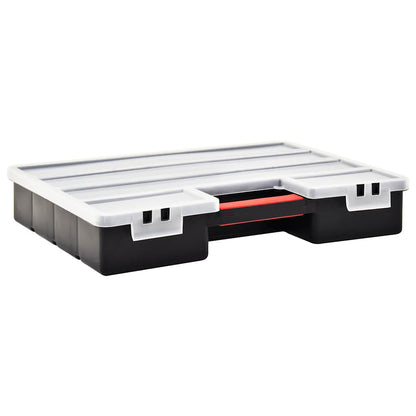 Assortment Boxes 2 pcs with Adjustable Dividers 460x325x80 mm Plastic